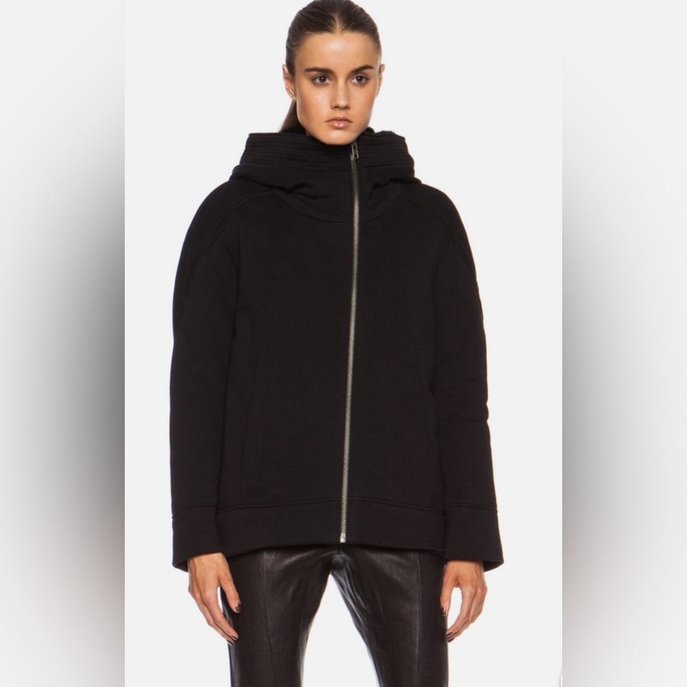 NEW Helmut Lang w real rabbit fur Black retail over $1100